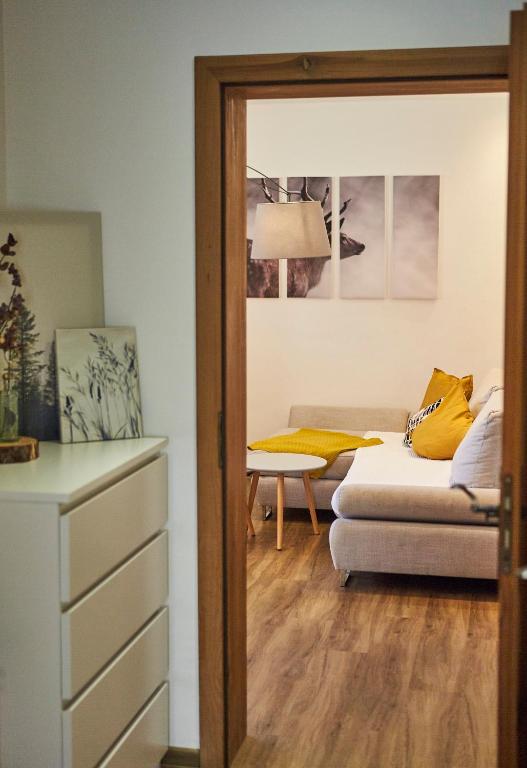 Posteľ alebo postele v izbe v ubytovaní Hochwart Apartment - in der Nähe der Liftstation Schönleiten