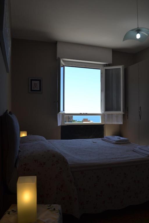 Postel nebo postele na pokoji v ubytování Suite 5 Terre-Sea View