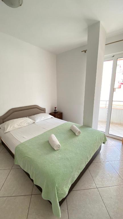 Postel nebo postele na pokoji v ubytování Villa Alba Apartments