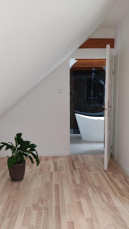 TV a/nebo společenská místnost v ubytování Apartamenty Ceglane