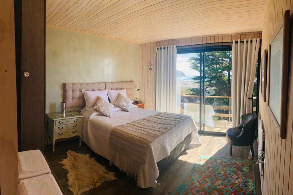 Postel nebo postele na pokoji v ubytování B&B Casa Las Brisas Matanzas