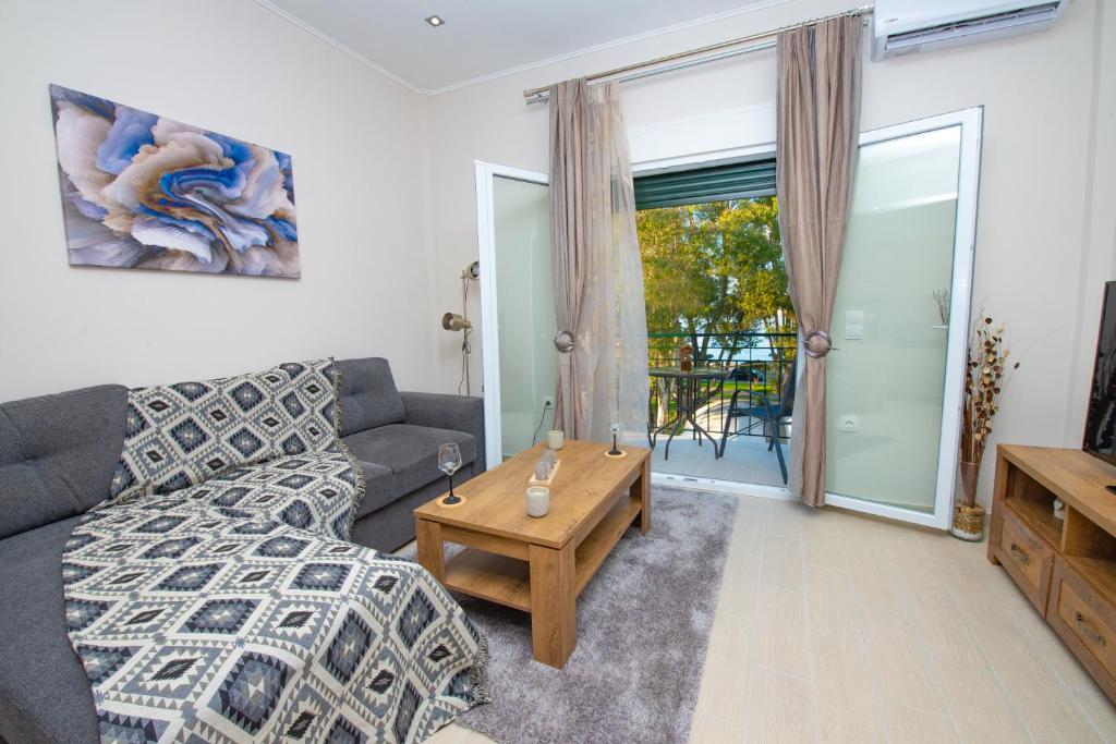 Część wypoczynkowa w obiekcie Anastasia s apartment