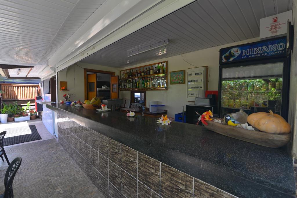 Restaurace v ubytování Moorea Golf Lodge