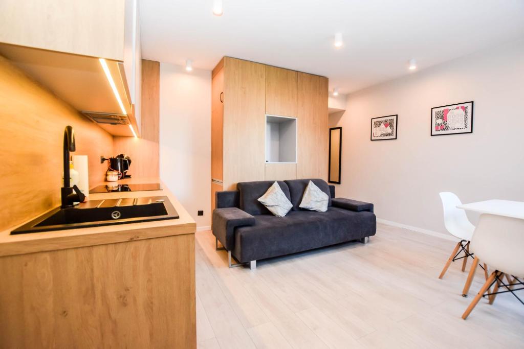 Kuchyňa alebo kuchynka v ubytovaní Apartamenty nad Wisłą