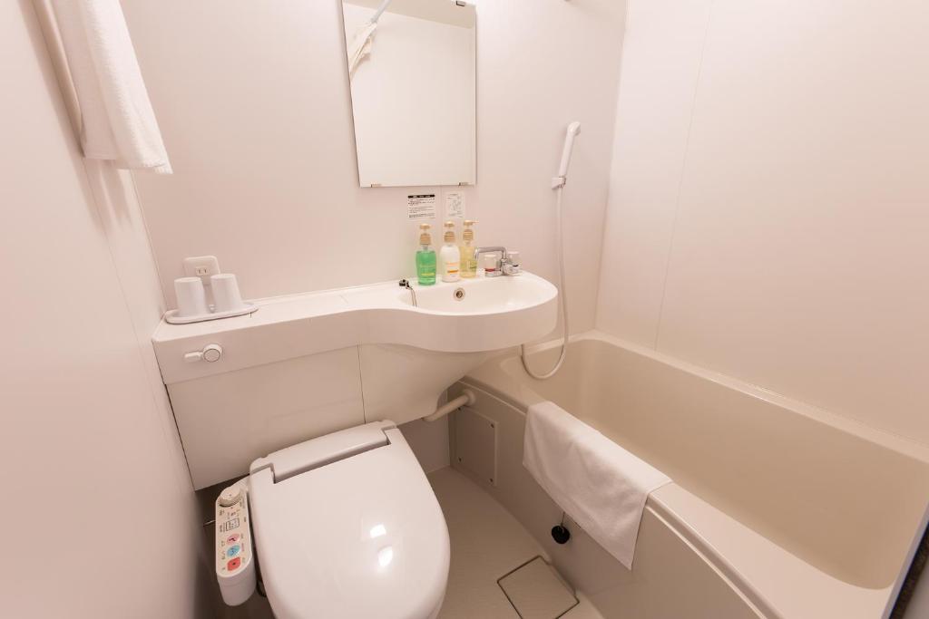 Koupelna v ubytování Hotel Kansai