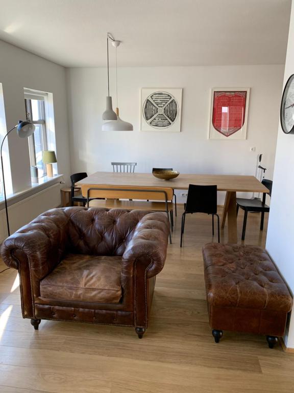 Posezení v ubytování Mengi Apartments