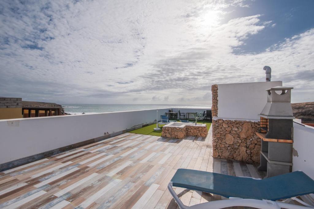 Balkón alebo terasa v ubytovaní Ajuy Paradise Beach