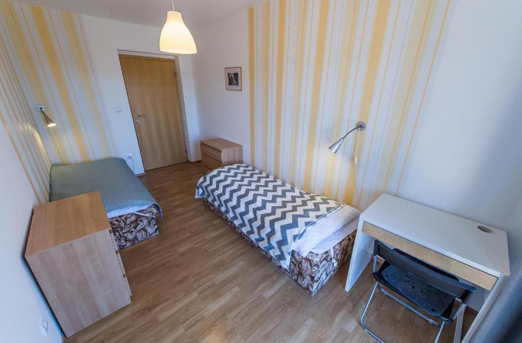 Postel nebo postele na pokoji v ubytování Lipno 35 - Lipno In