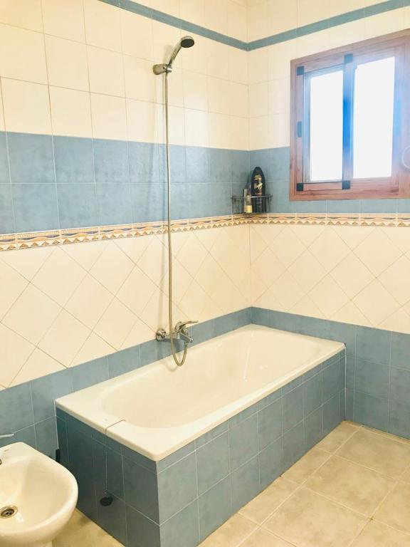 Koupelna v ubytování Casa África
