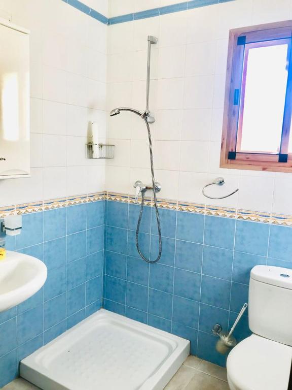 Koupelna v ubytování Casa África