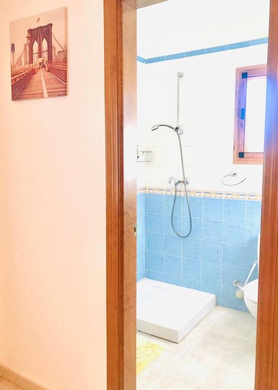 Koupelna v ubytování Casa África