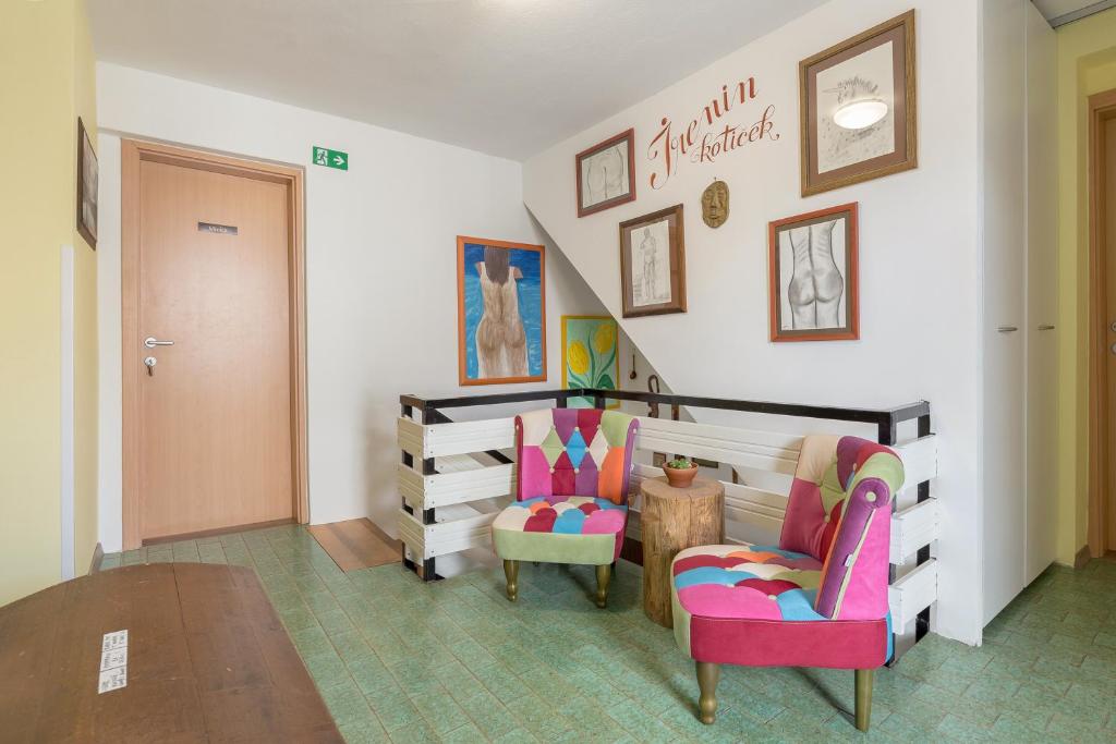 Posezení v ubytování Hostel Mama Minka