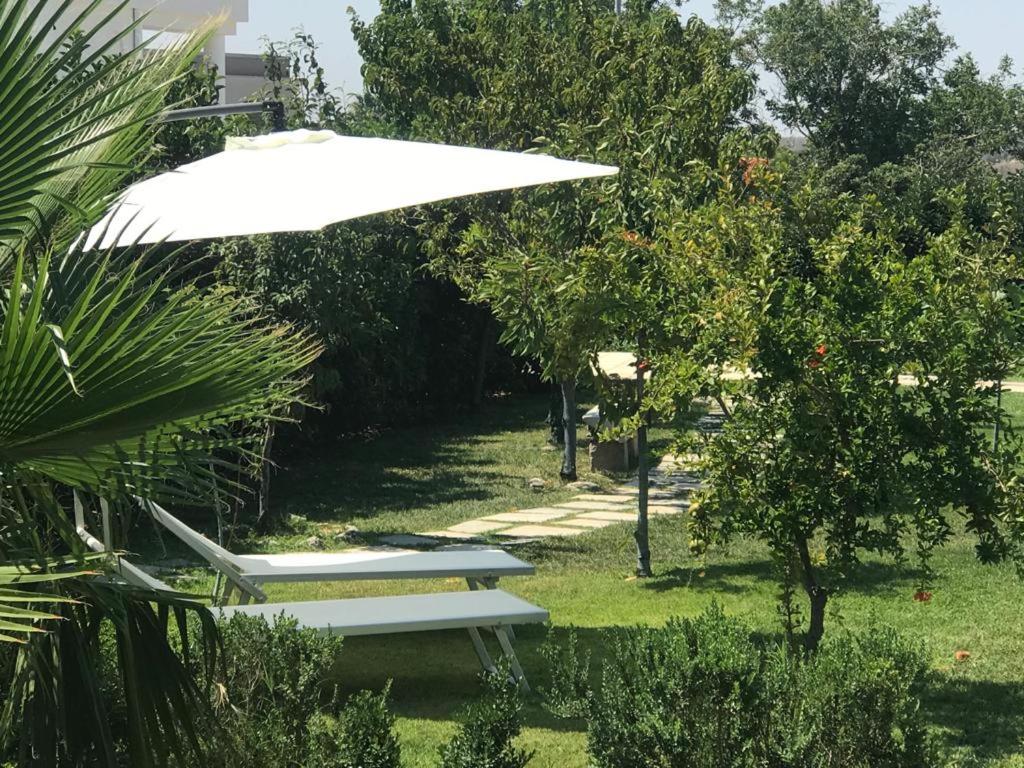 Vonkajšia záhrada v ubytovaní Green space