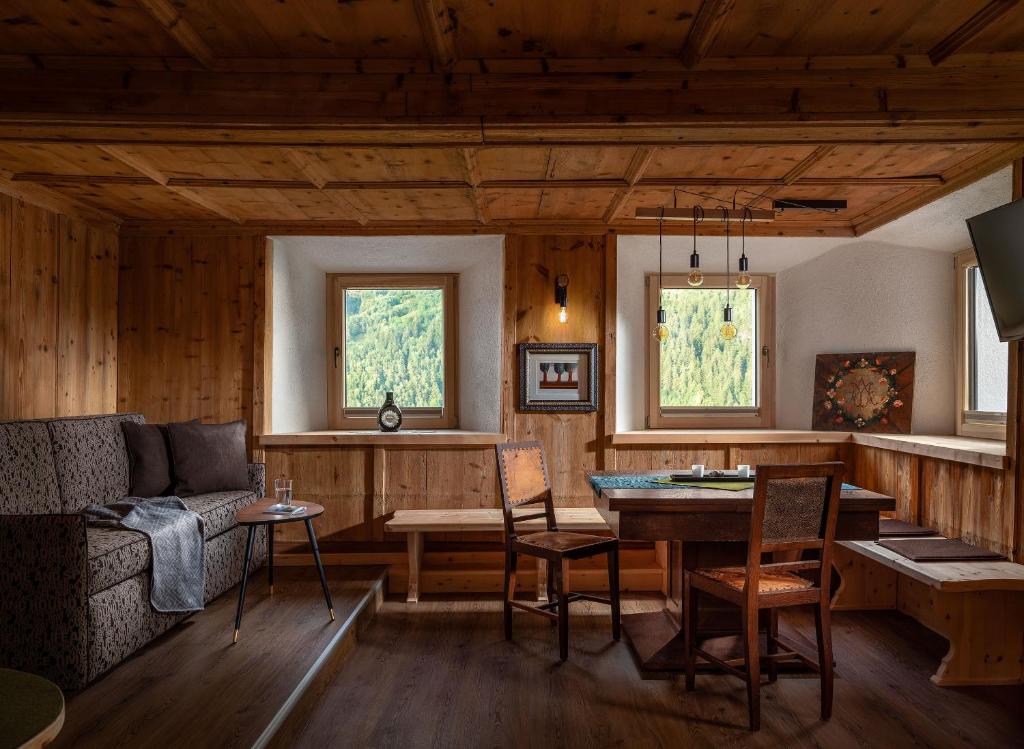 Posezení v ubytování Schneggnheisl Panoramaappartements