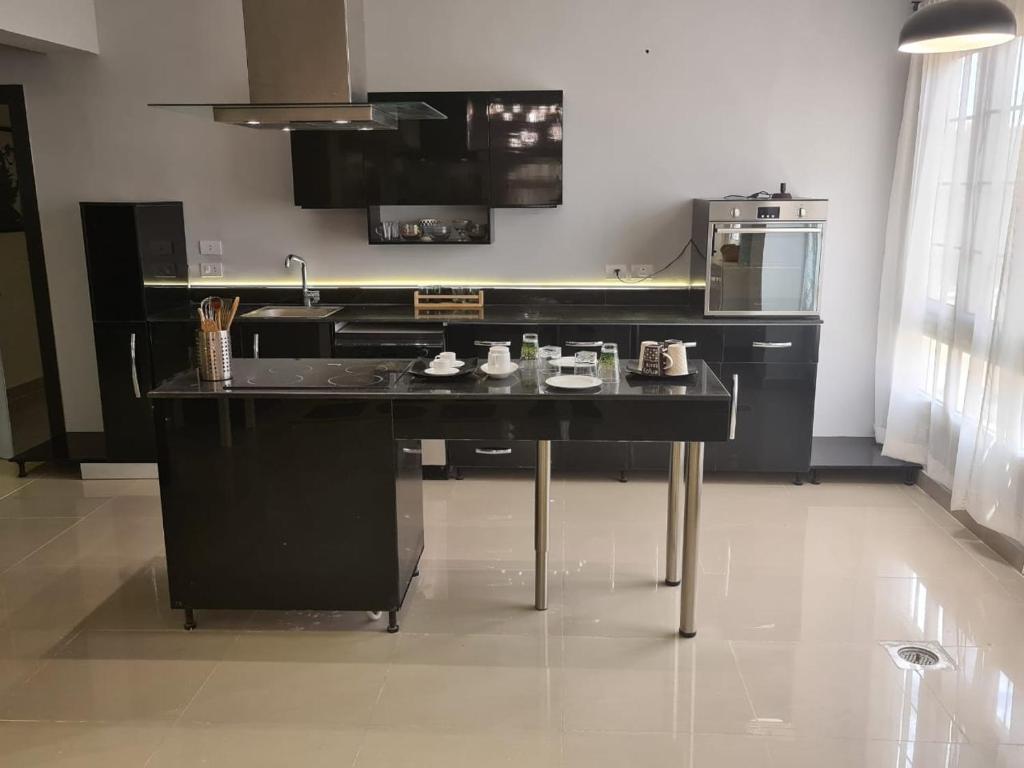 Kuchyň nebo kuchyňský kout v ubytování Cavalli Boutique apartments - October