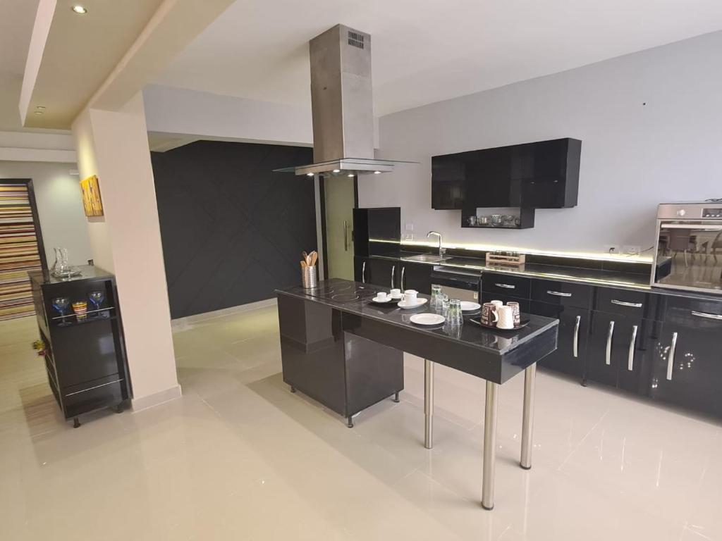 Kuchyň nebo kuchyňský kout v ubytování Cavalli Boutique apartments - October