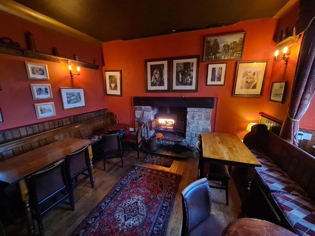 Posezení v ubytování New Inn Appletreewick