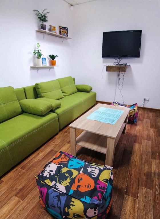 TV a/nebo společenská místnost v ubytování Hostel51