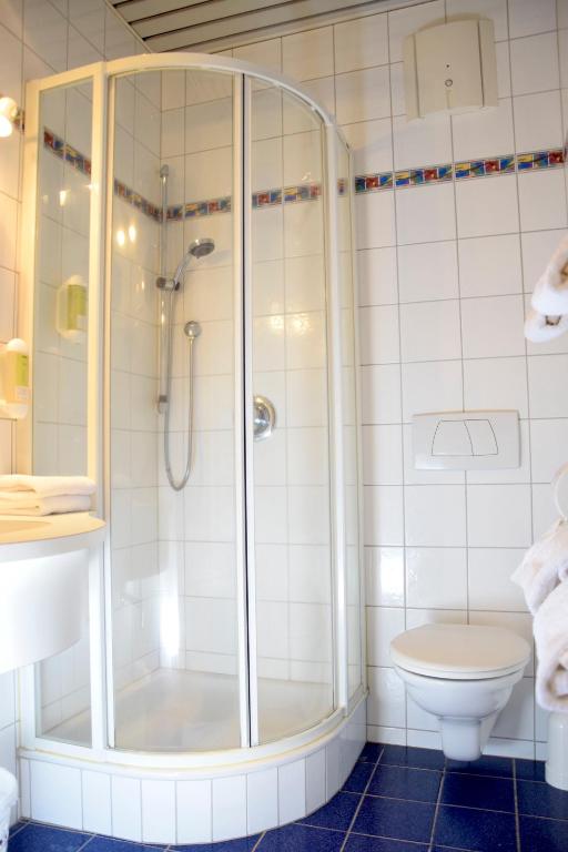 Koupelna v ubytování Rathskeller Weitra