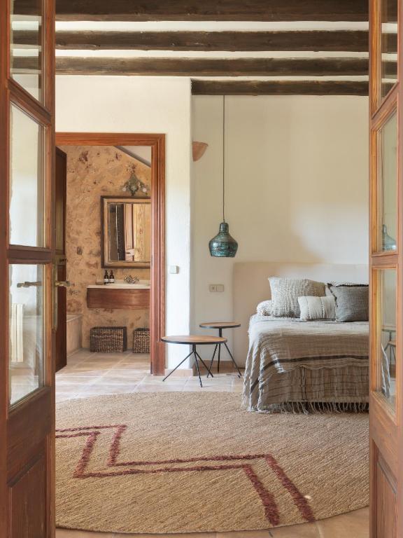 Posteľ alebo postele v izbe v ubytovaní Agroturismo Son Fogueró - Adults Only