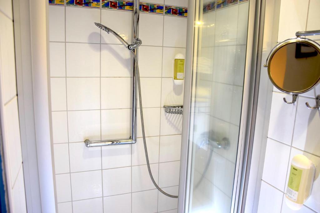Koupelna v ubytování Rathskeller Weitra