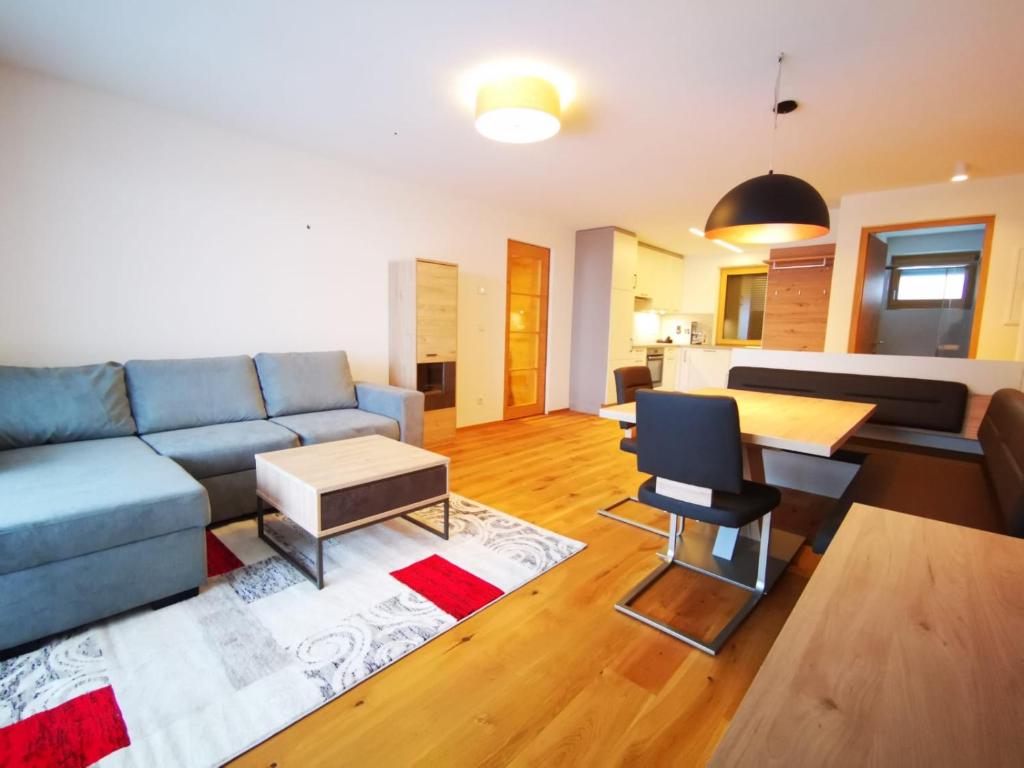 Posezení v ubytování Haus Tschandra