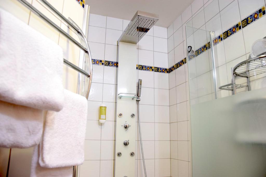 Koupelna v ubytování Rathskeller Weitra