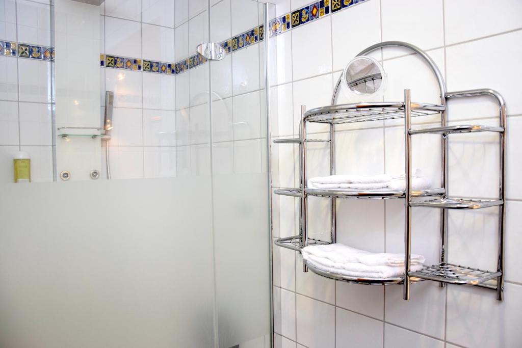 Koupelna v ubytování Rathskeller Weitra