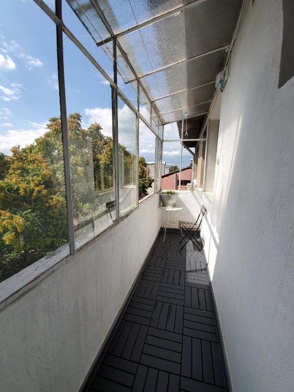 Balkón nebo terasa v ubytování Sunny Central Apartment