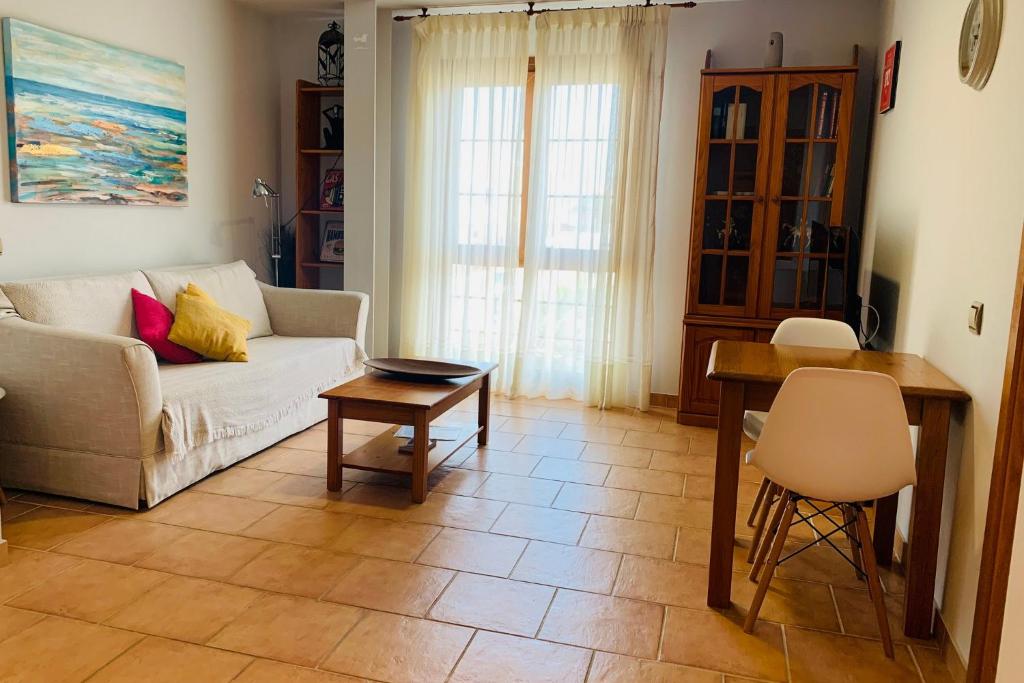 A seating area at Casa Oliva