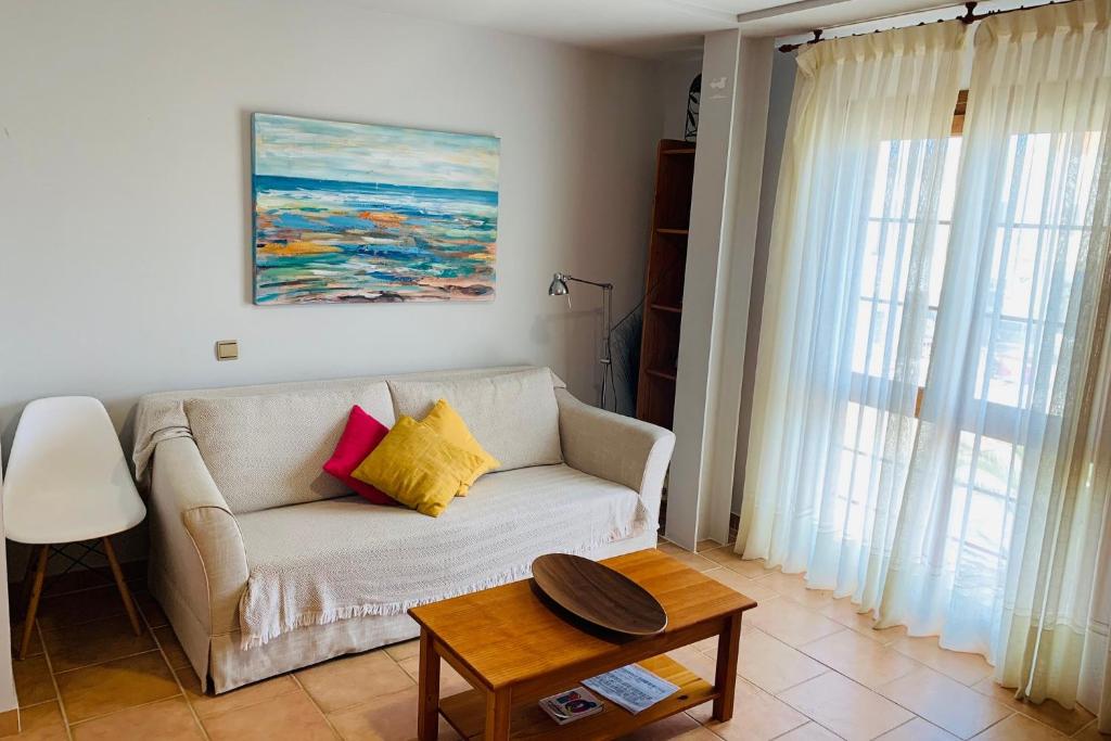 A seating area at Casa Oliva