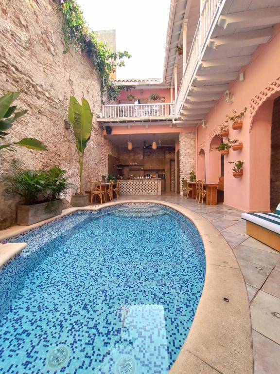 Swimmingpoolen hos eller tæt på Casa Zahri Boutique Hostel