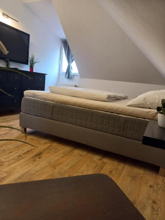 Postel nebo postele na pokoji v ubytování A-M Condominium