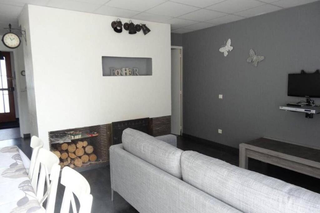 Coin salon dans l'établissement Appartement au pied des pistes 49m2 -4-5 pers