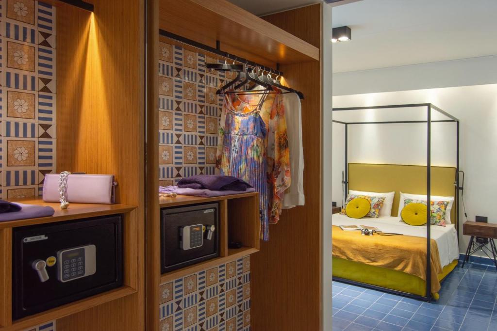 Postel nebo postele na pokoji v ubytování B&B Nicotera29