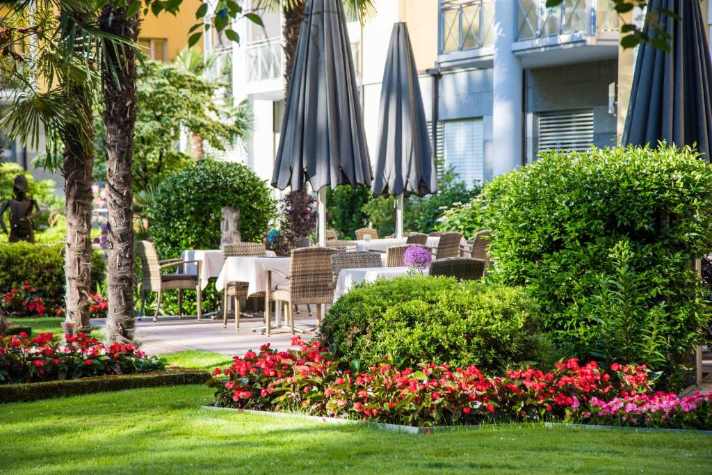 Zahrada ubytování Tertianum Residenza Al Lido - Appartements & Restaurant