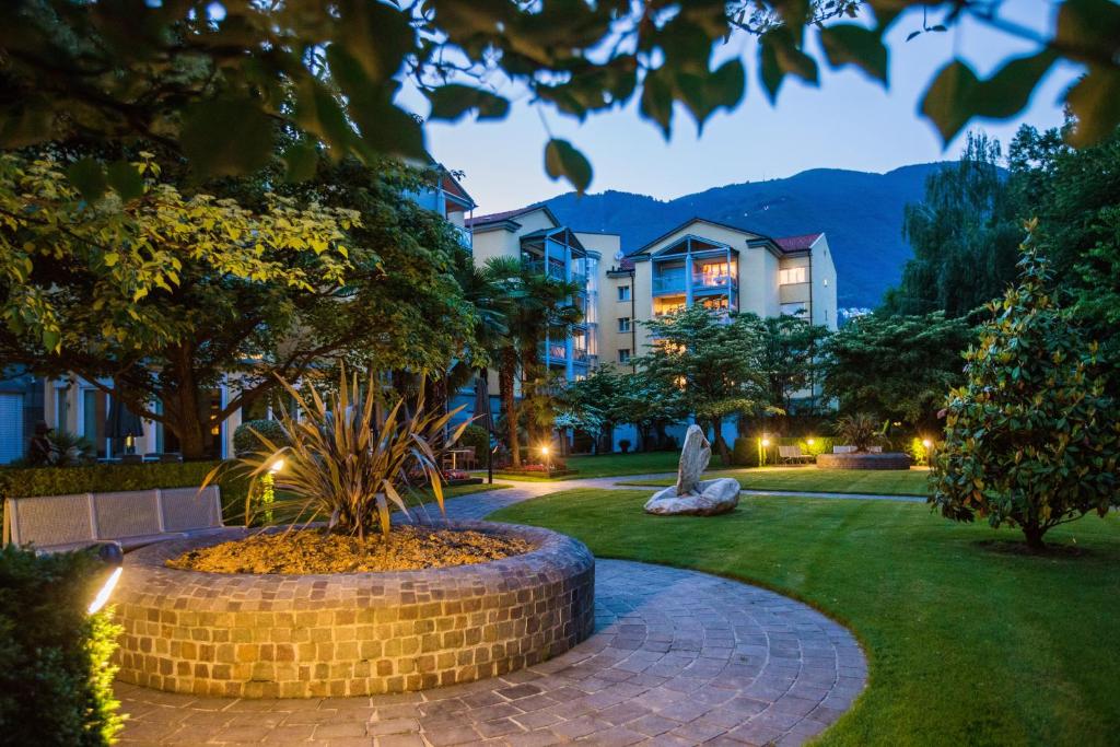 Zahrada ubytování Tertianum Residenza Al Lido - Appartements & Restaurant