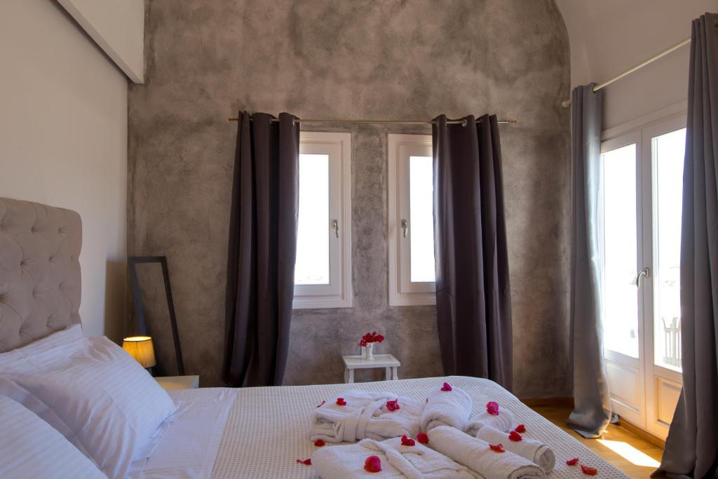 Posteľ alebo postele v izbe v ubytovaní A&V Sea View Villa