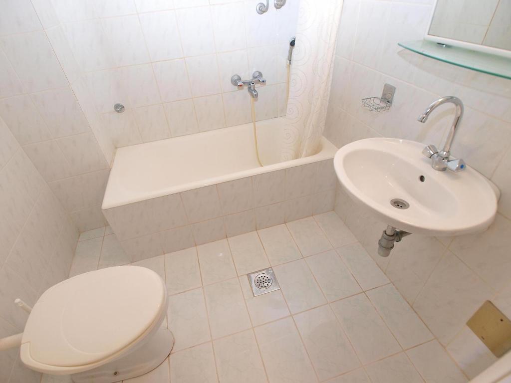 Koupelna v ubytování Apartments Puntizela 727