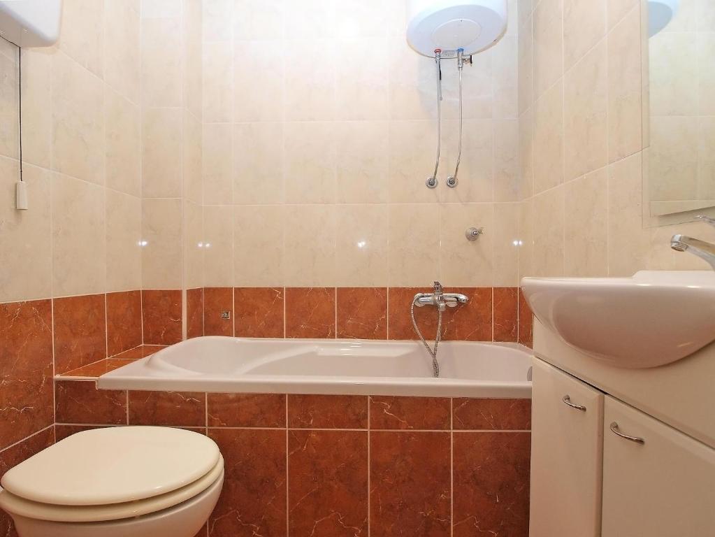 Koupelna v ubytování Apartments Puntizela 727
