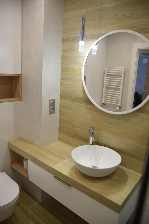 Kúpeľňa v ubytovaní Apartament Pod Papugami