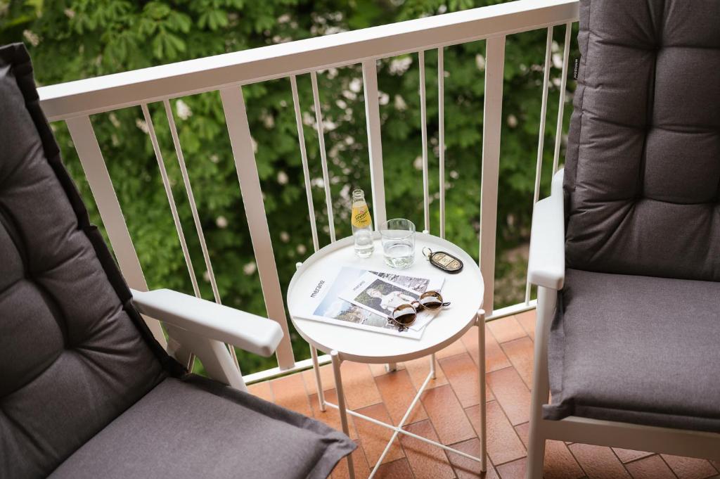Balkón nebo terasa v ubytování Hotel Isabella