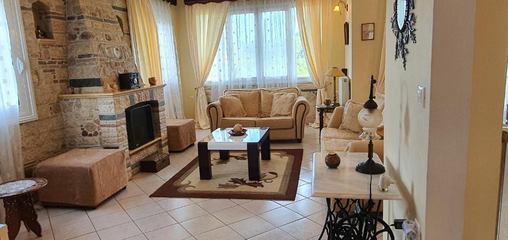 Posezení v ubytování Villa Miranda