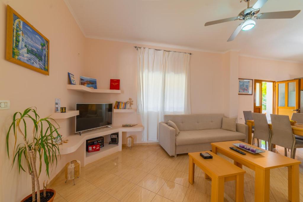 Posezení v ubytování Dajana Apartments