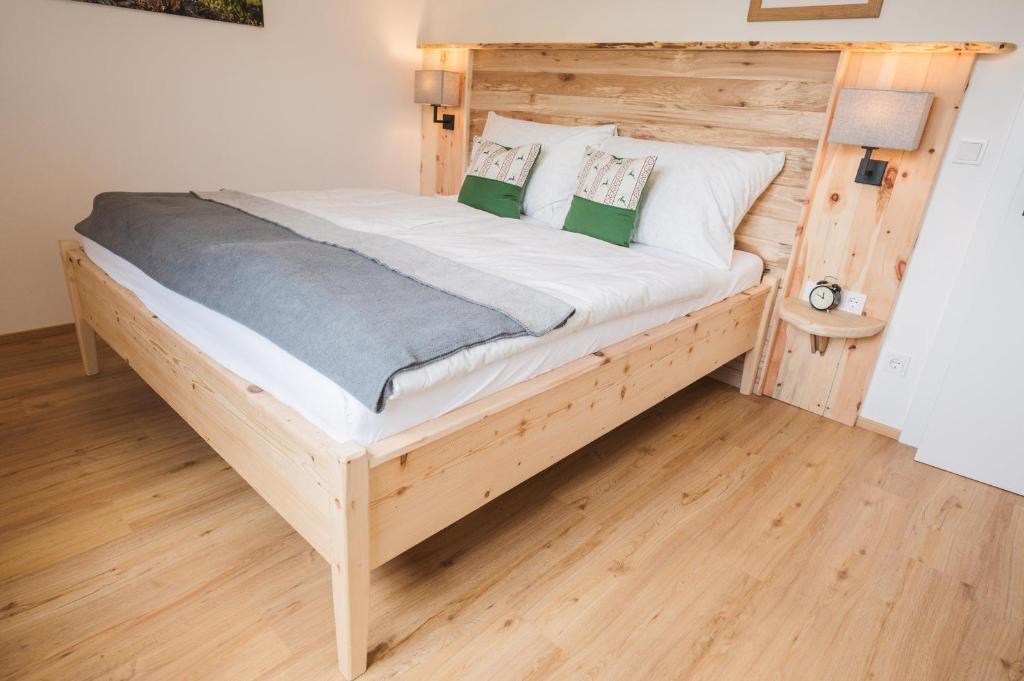 Postel nebo postele na pokoji v ubytování Ferienwohnungen Villa Salzweg