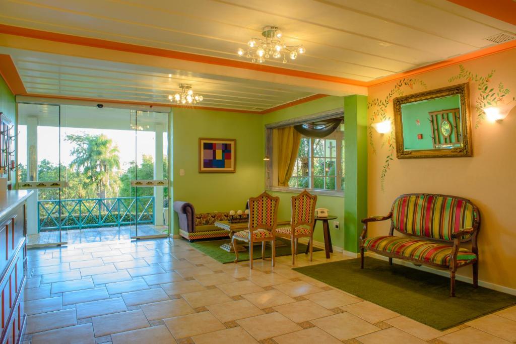 Posezení v ubytování Hotel Pousada da Neve