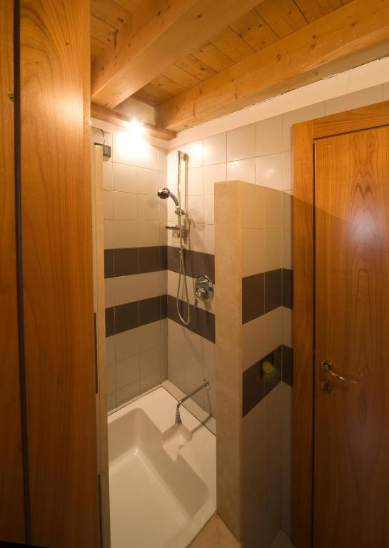 Koupelna v ubytování B&B Il Pettirosso