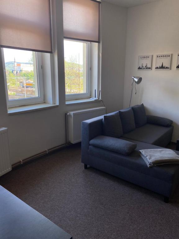 Area soggiorno di Apartmány U Muzea