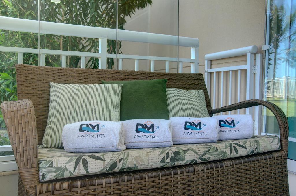  Luxuoso Apto FrenteMar Térreo 3 suítes 8 pessoas Golf Ville Resort By DM Apartments