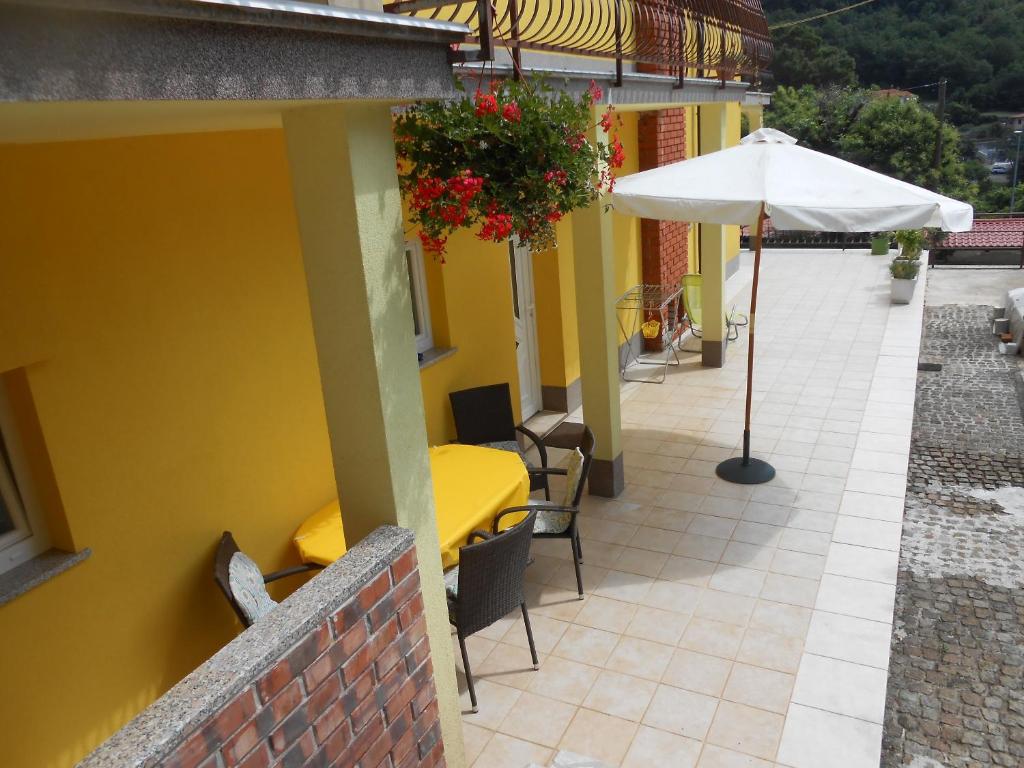 Balkón nebo terasa v ubytování Apartments VESNA